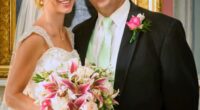 Molly and Jason on their wedding day in June 2011 - just a few years after meeting when Jason hired Molly as an au pair following the death of his first wife Mags