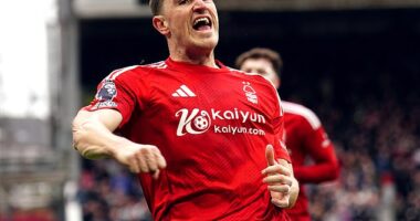 Chris Wood has spearheaded Nottingham Forest's Champions League push with 19 goals