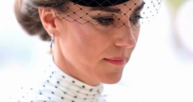 Princess Catherine of Wales made a sentimental tribute to her mother-in-law and donned a pair of earrings that once belonged Diana, Princess of Wales at today’s VE Day service