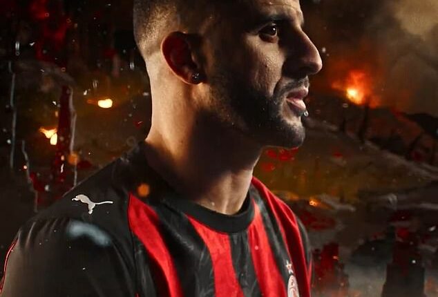 The 34-year-old is one of four men's stars included in the dramatic unveiling video of the Rossoneri's strip for the 2025-26 campaign