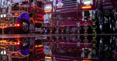 AP PHOTOS: Former US school buses get a second life in Panama