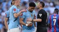 Alan Shearer was left confused by Erling Haaland's decision to give Omar Marmoush Manchester City's FA Cup penalty