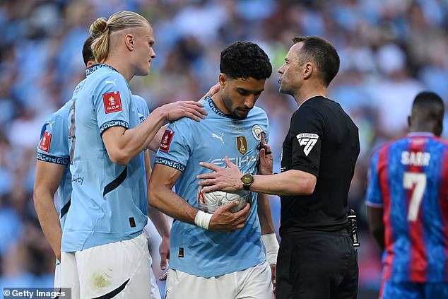 Alan Shearer was left confused by Erling Haaland's decision to give Omar Marmoush Manchester City's FA Cup penalty