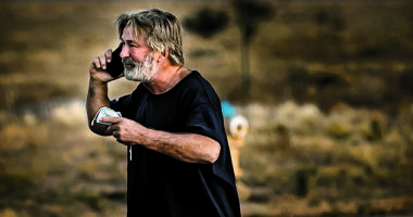 Alec Baldwin's Rust shooting scandal has seen a major update; Baldwin is seen here outside the Santa Fe County Sheriff's offices on the day of the shooting in October 2021