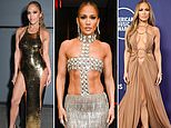 All of Jennifer Lopez's EIGHT flesh-flashing AMA looks that she wore to 'excite' her fans