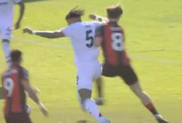 Bournemouth boss Andoni Iraola has claimed Tyrone Mings should have been sent off for a challenge on Alex Scott