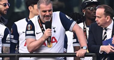 Ange Postecoglou dropped a major hint over his uncertain future at Tottenham