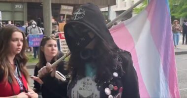 Antifa and Transgenders Target Elderly, Throws Feces at TPUSA Event Featuring Riley Gaines.