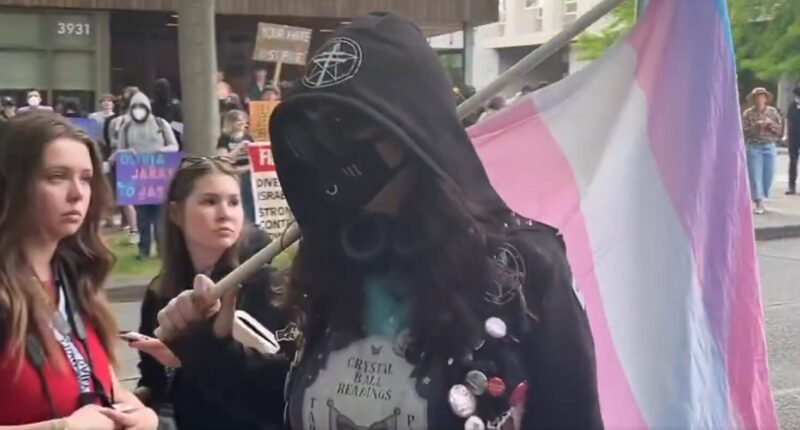 Antifa and Transgenders Target Elderly, Throws Feces at TPUSA Event Featuring Riley Gaines.