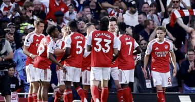 Arsenal all-but secured second place in the Premier League by beating Newcastle on Sunday