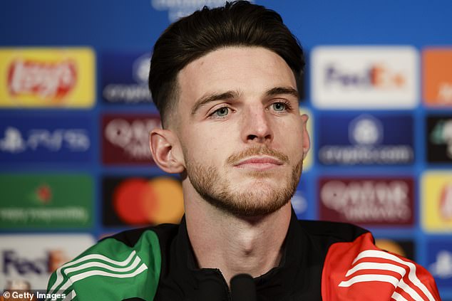 Rice has warned PSG that Arsenal do not fear them ahead of their Champions League clash