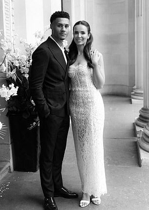 Aston Villa striker Ollie Watkins has finally tied the knot with fiancee Ellie Anderson