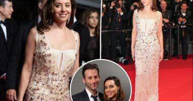 Aubrey Plaza makes first red carpet appearance since husband Jeff Baena's death