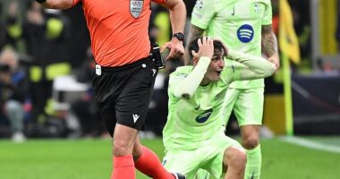 Barcelona players called for referee Szymon Marciniak to be investigated amid bias claims