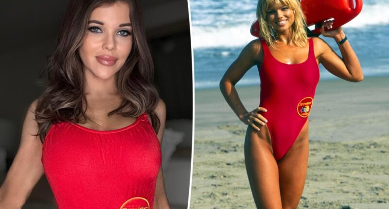 'Baywatch' bombshell Donna D'Errico, 57, looks better than ever in iconic swimsuit