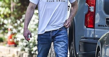 Ben Affleck, 52, was pictured stopping by his ex-wife Jennifer Garner's, 52, home on Mother's Day Sunday
