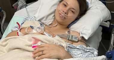 Bindi Irwin has provided fans with a health update from her hospital bed, as she recovers from surgery after undergoing an emergency appendectomy on Saturday. She recently shared a photo showing her lying in a hospital bed and captioned it with a message of gratitude