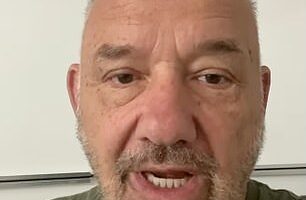 Bob Mortimer put his physical brand of comedy to good use on Wednesday while promoting the imminent launch of his new book