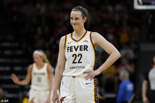 Caitlin Clark produced an iconic moment on her return to Iowa with the Fever this weekend