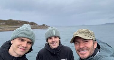 Brooklyn Beckham declined an invitation by his father to join him and his brothers on a 'boys' fishing trip to celebrate his 50th birthday
