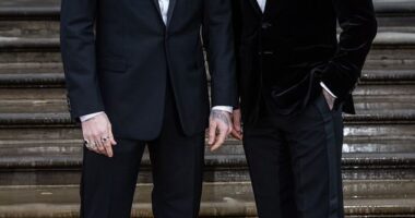Brooklyn Beckham made a rare comment about his footballer dad David to The Sunday Times in March amid the family rift (Seen in 2019)