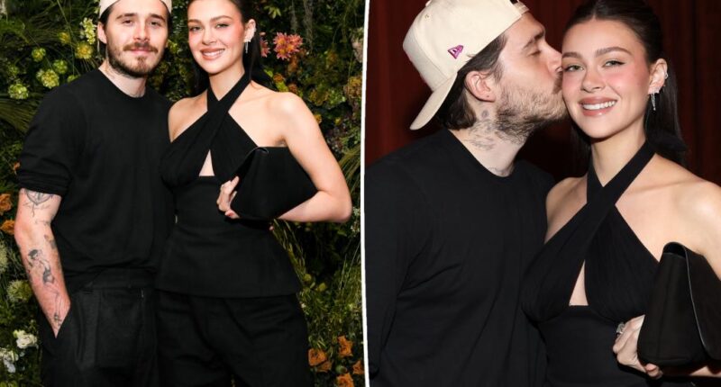 Brooklyn and Nicola Peltz Beckham 'so cute' at Airbnb bash amid family rift