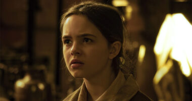 A young girl wearing an aviator jacket in Star Wars: Skeleton Crew on Disney+