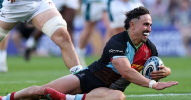 Cadan Murley hat-trick helps Harlequins to emphatic win over Gloucester