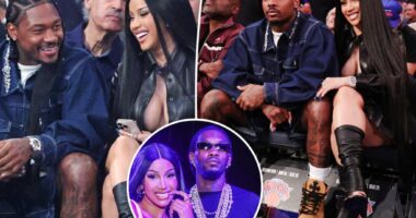 Cardi B, Stefon Diggs go public with relationship on NBA playoff date night