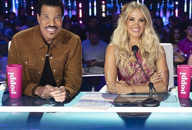 American Idol judges Lionel Richie and Carrie Underwood weighed in on former judge Katy Perry 's Blue Origin space flight