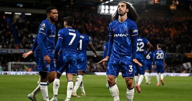 Marc Cucurella's second half header gave Chelsea a crucial 1-0 victory over Man United