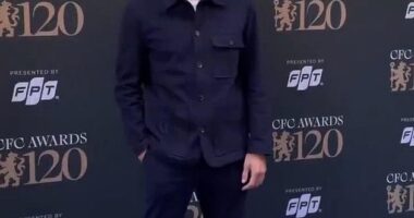 Kiernan Dewsbury-Hall has been ridiculed for his choice of attire at Chelsea's end-of-season awards