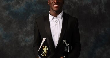 Moises Caicedo won both men's player awards at Chelsea's end-of-season prize show