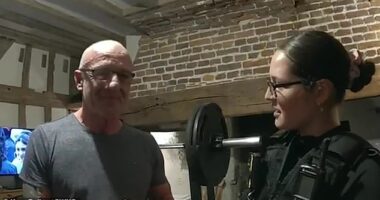Released bodycam footage shows Castle maintaining a surprisingly casual demeanor as officers told him he was under arrest for kidnap