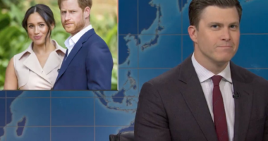 Colin Jost jokes Harry and Meghan key to UK-US trade deal: ‘Britain demands we keep these two’