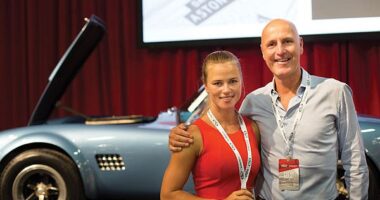 Clearsprings 'Asylum King' Graham King and his Latvian girlfriend Lolita Lace