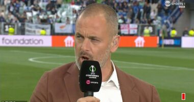 Cole voiced doubts over the lineup picked by Blues boss Enzo Maresca ahead of the Conference League final