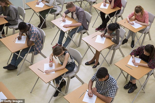 School children around the country are already knuckling down to sit their GCSE examinations (File image)