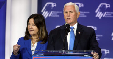 Coward Mike Pence Handed ‘Courage’ Award by Globalists.