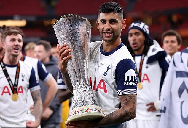 Cristian Romero has dropped a hint over his Tottenham future after their Europa League win