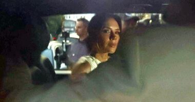 It was David Beckham's big night as he celebrated his 50th birthday with his nearest and dearest on Saturday at swanky London venue Core (his wife Victoria seen arriving)