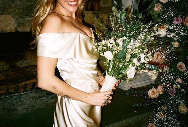 Miley Cyrus, 32, wore a gorgeous off-white Vivienne Westwood gown when she tied to knot to Liam Hemsworth in 2018