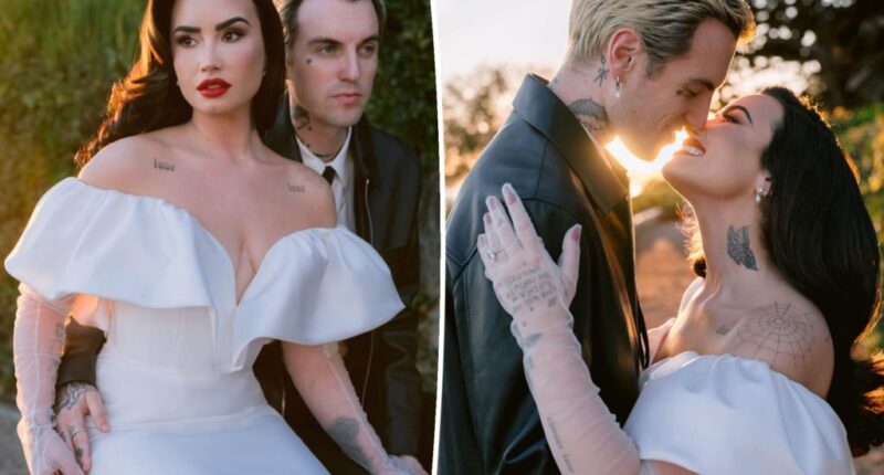 Demi Lovato marries Jutes in romantic wedding ceremony