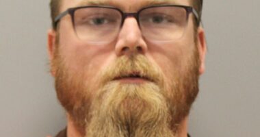 Cody Vernon Kolstad, 35, has been sentenced to 25 years in jail after admitting to shooting his friend in the neck while high on drugs. He dialed 911 in the aftermath and told dispatchers to 'bring the coroner', prosecutors have revealed as the grisly case came to a close on Friday