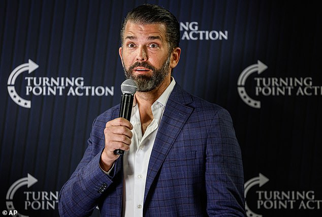 First Son Donald Trump Jr. has broken the truce he and his father set up amid the news that former President Joe Biden has an 'aggressive' form of prostate cancer