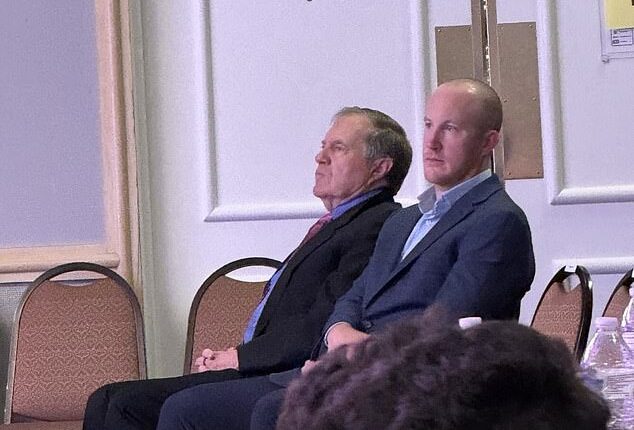 Bill Belichick sits front row to watch his girlfriend Jordon Hudson at her Miss Maine pageant
