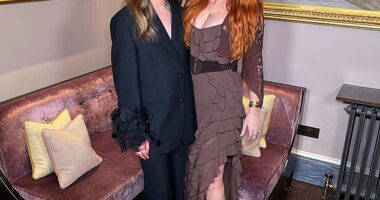 Ella Toone with British beauty entrepreneur and make-up artist Charlotte Tilbury