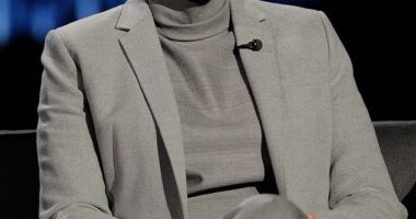 Ellen DeGeneres, 67, looked unrecognizable as she unveiled a new hairstyle while giving a glimpse of her new abode in the British countryside; seen in 2021