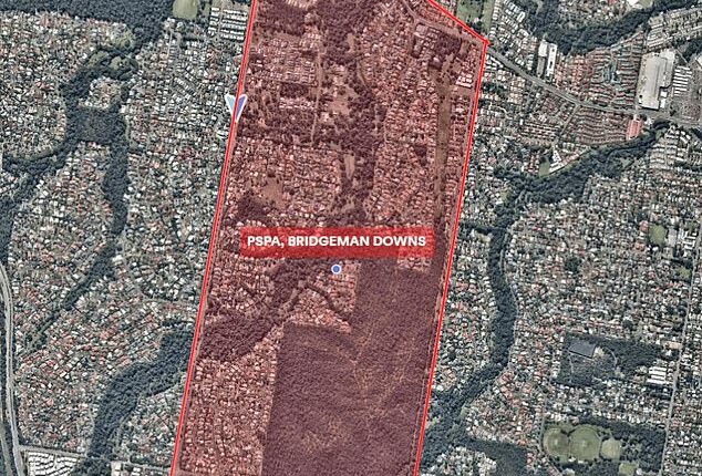 An emergency declaration has been declared with residents told to stay indoors as cops face off with an armed man