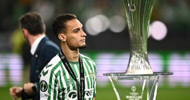 Antony's chance of European silverware passes him by as Real Betis lose the final to Chelsea